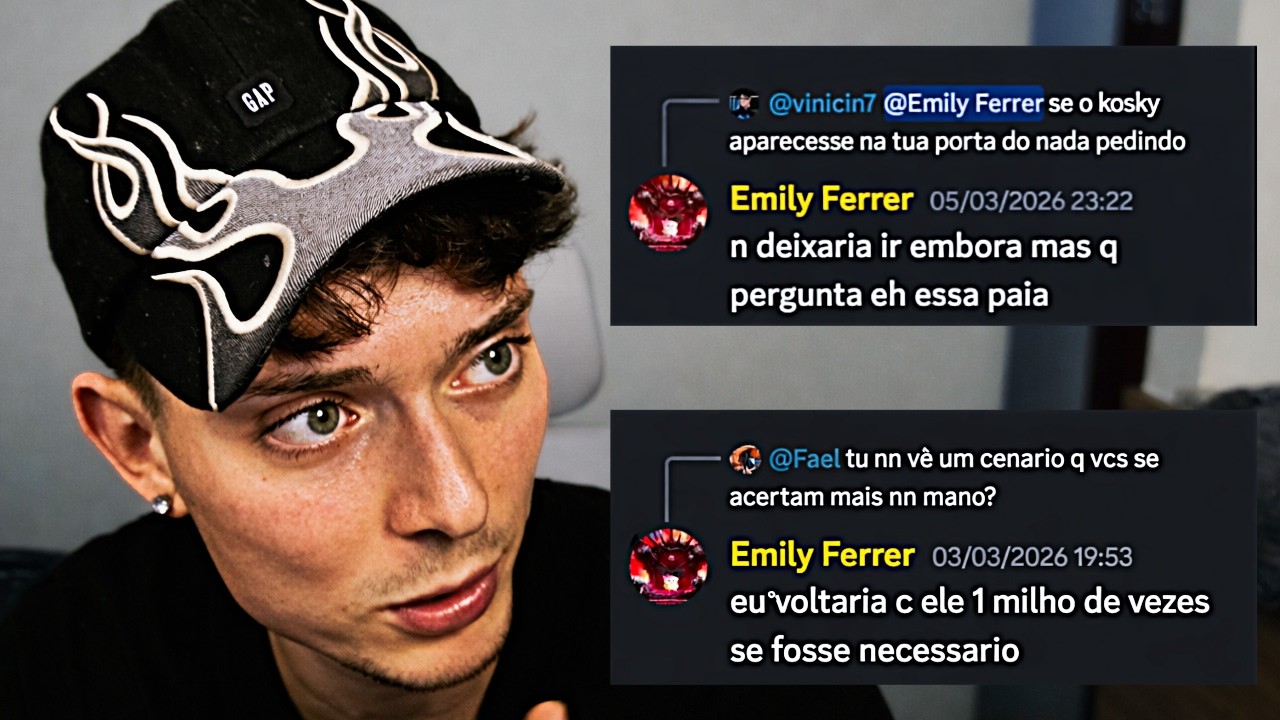 EMILLY FERRER QUER VOLTAR PRO KOSKY! - MELHORES MOMENTOS DA LIVE #5