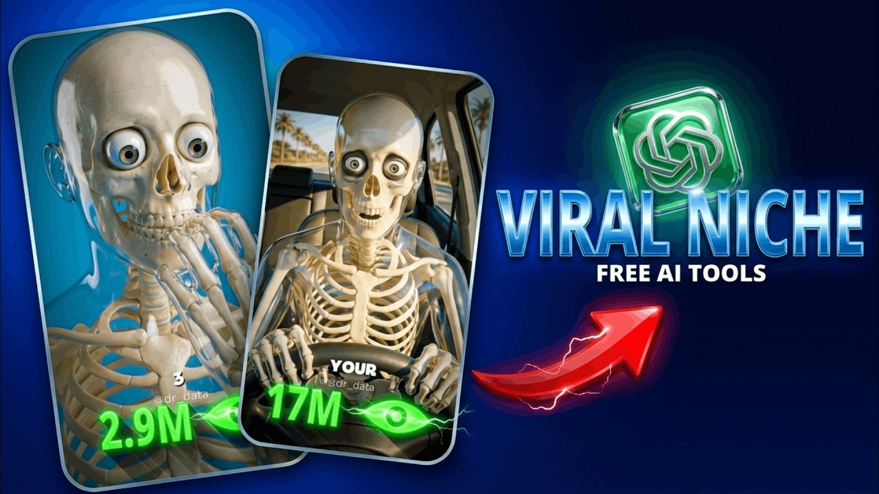 How To Create Viral Skeleton Videos In 10 Minutes (100% Free)