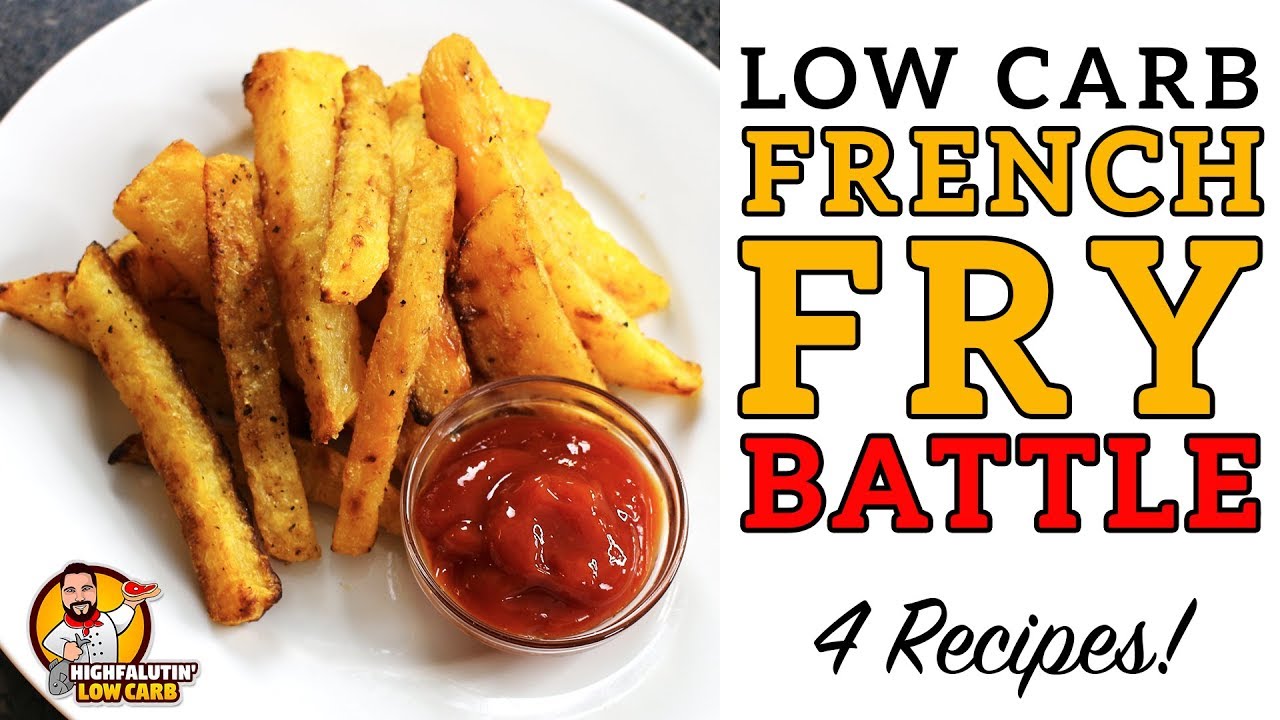 Low Carb FRENCH FRY Battle! - The BEST Keto French Fries Recipe - Jicama v Rutabaga v Turnip v Zukes