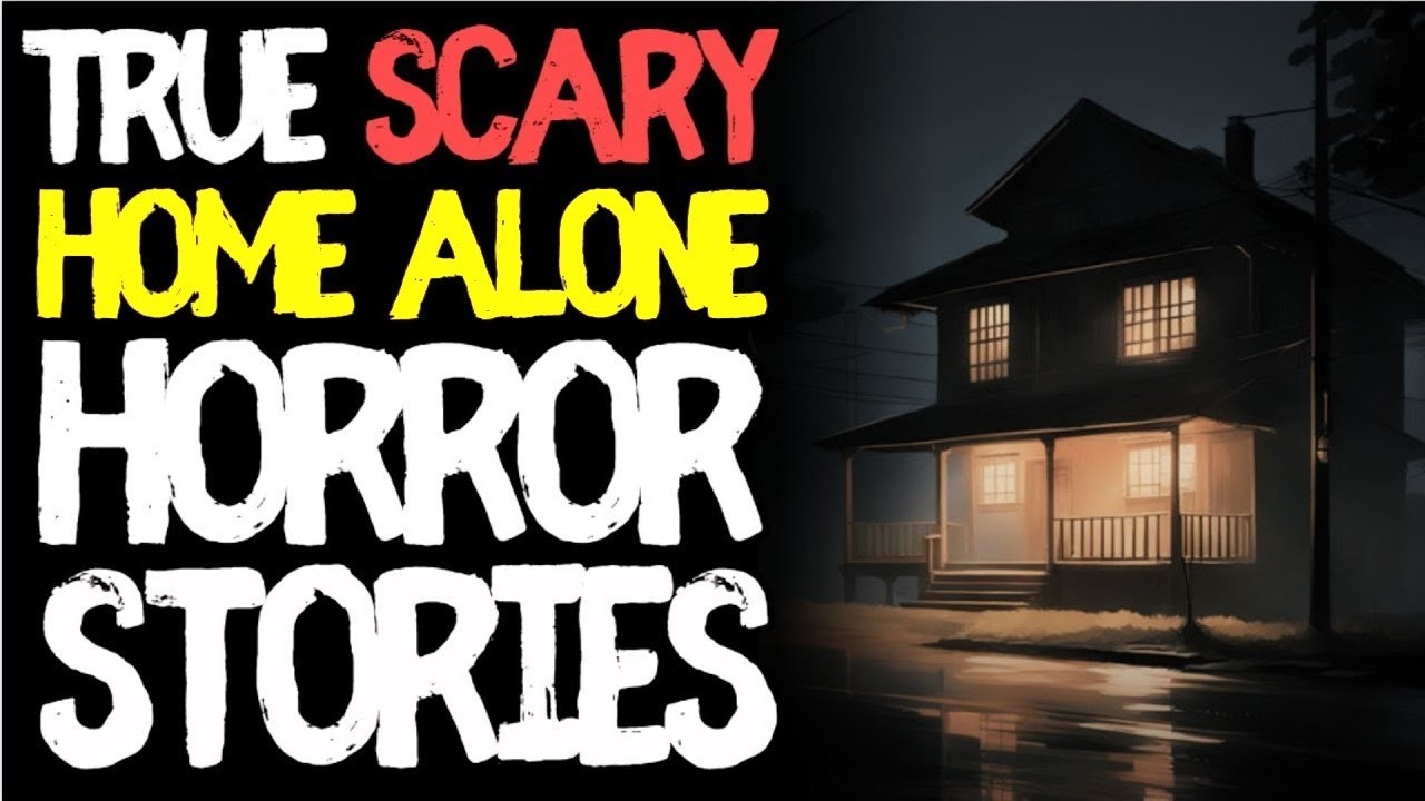 30 mins of True Home Alone Scary Horror Stories for Sleep | Black Screen with Rain Sounds