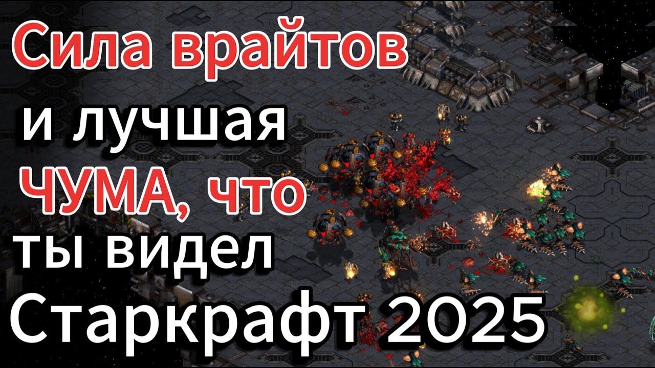 Старкрафт TvZ - СУПЕР ИГРА - Очень много врайтов от террана Speed и гидралисков от зерга Jaedong