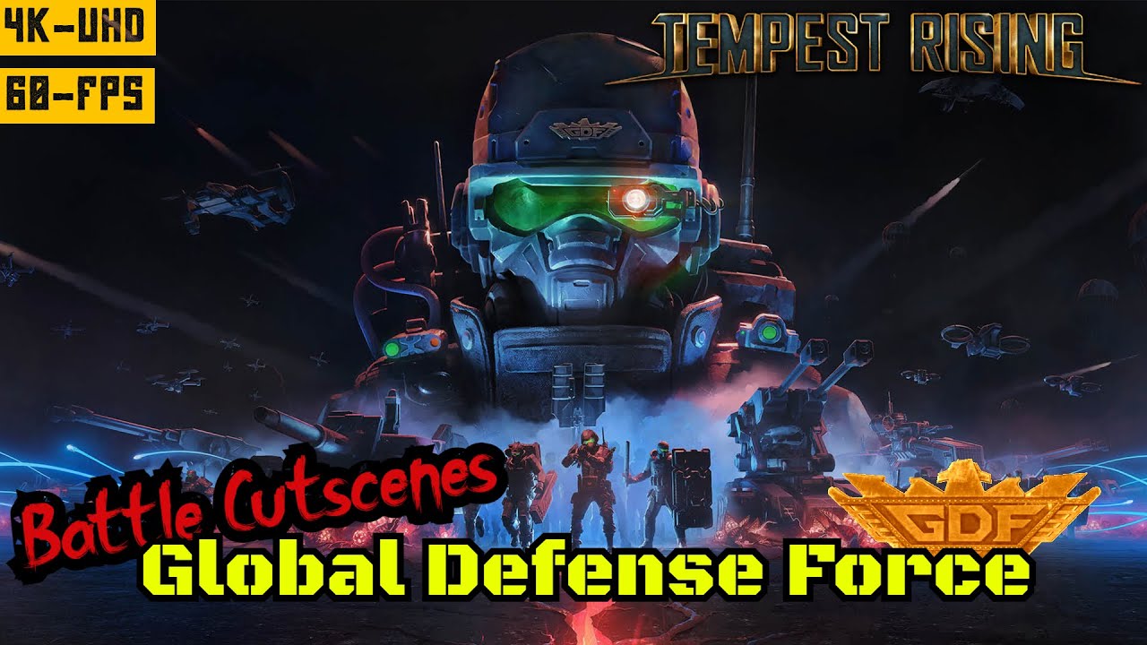 Tempest Rising | 4K - Ultra HD 60FPS | GDF | Battle Cutscenes | Game Movie |