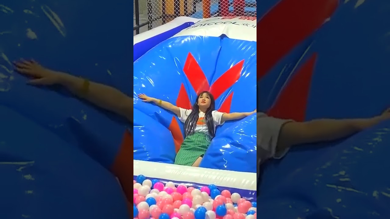 🚀 Crazy High-Flying Airbag Jump That Will Blow Your Mind! 🤪​