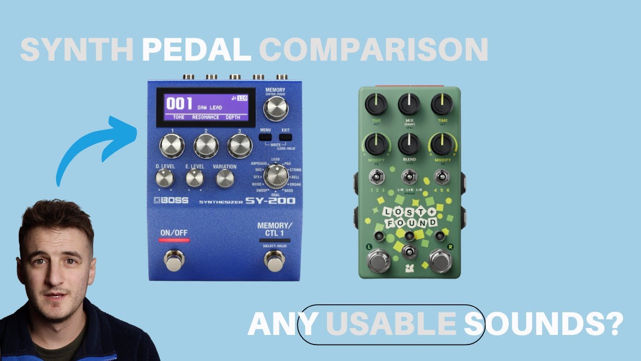 Synth pedal shootout // Lost & Found VS Boss SY-200