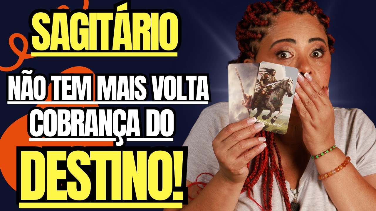 SAGITÁRIO -  MAR/26 - O TEMPO ACABOU...O DESTINO TE OBRIGA A DECIDIR!