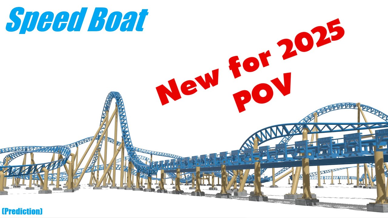 Speed Boat - Walibi Belgium | New for 2025 | NoLimits 2 Recreation POV