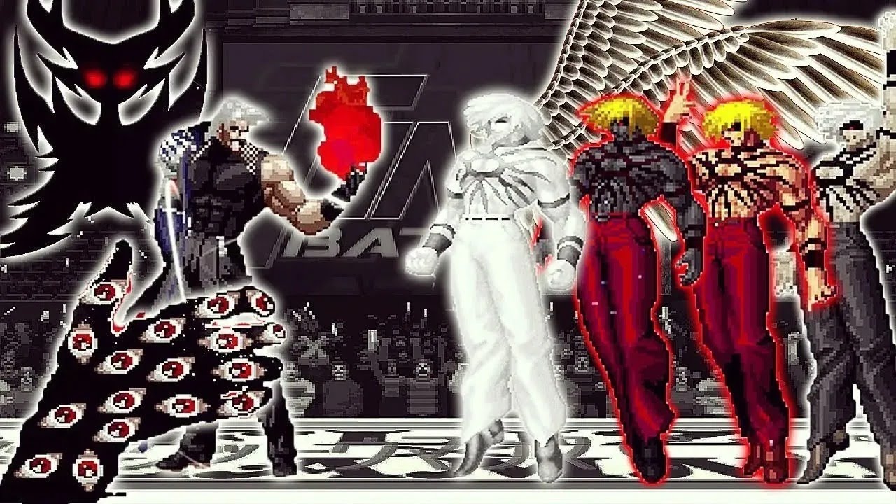 KOF Mugen New Final Rugal Vs New Final Rugal Vs Super Orochi Team