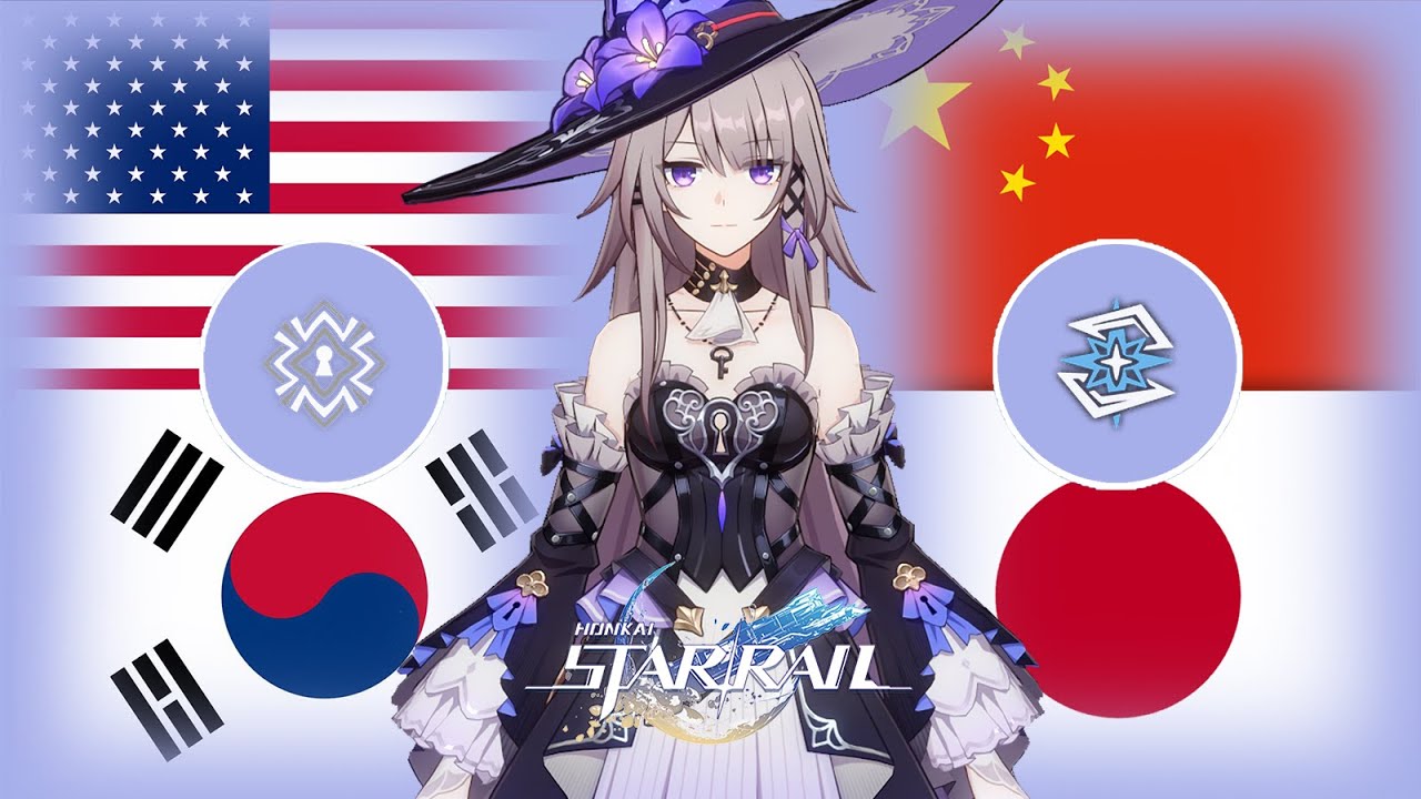 The Herta Voice in 4 Different Languages (Skills & Ultimate) | Honkai: Star Rail The Herta