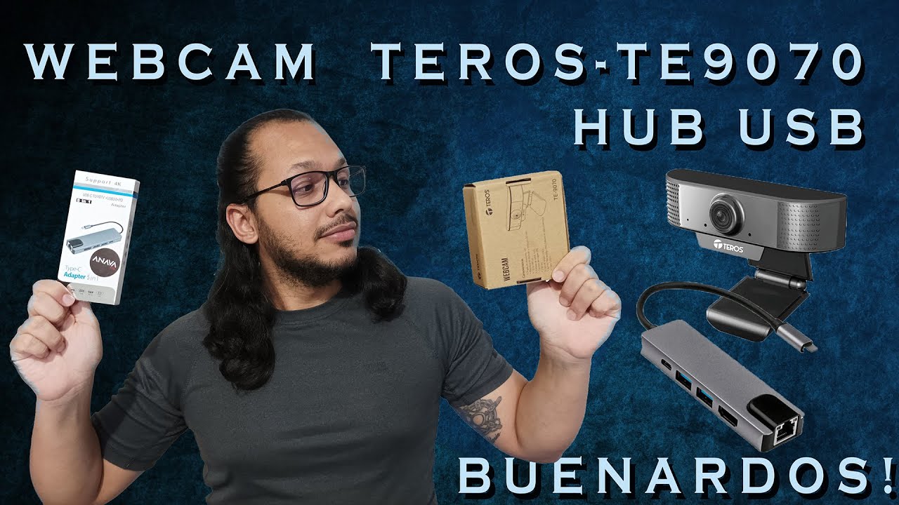 😍😍 LA MEJOR WEBCAM BARATA PARA STREAM 😱😱 TEROS TE-9070 👍