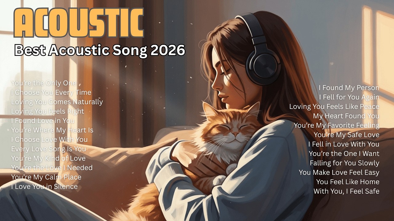 Best Acoustic Songs 2026 ✨ | Chill & Relax Calm Acoustic Music  Style Vocal Adele, Alan Walker