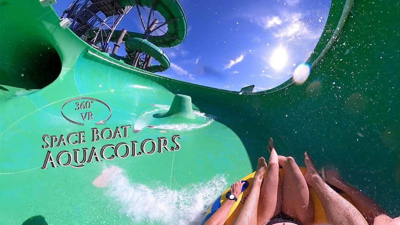 Aquacolors Space Boat (Bowl) 360° VR POV Onride