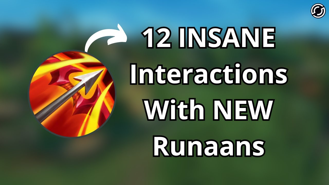 12 NEW BROKEN Interactions With Runaan's Hurricane
