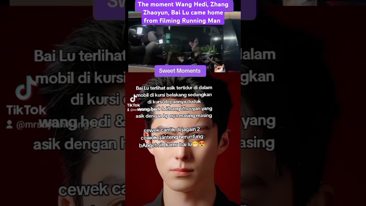 Bai Lu makes girls all over the world jealous# Bailu#videoshort #dylanwang #runningman #aktorchina