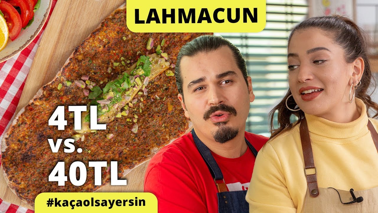 Şeflerimiz Yaptı: Tanesi 4 Liraya Lahmacun vs. 40 Liraya Lahmacun Tarifi #ka&ccedil;aolsayersin