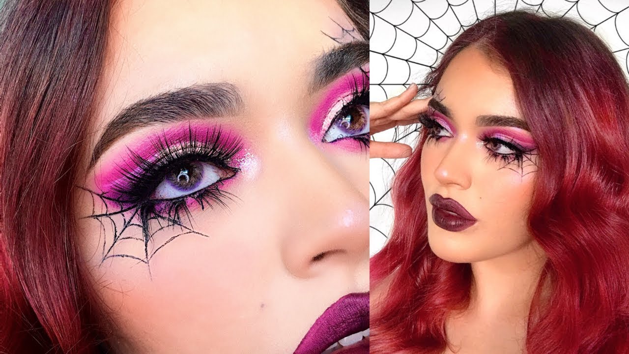 🕷Spiderweb Glam Halloween Tutorial 🕸