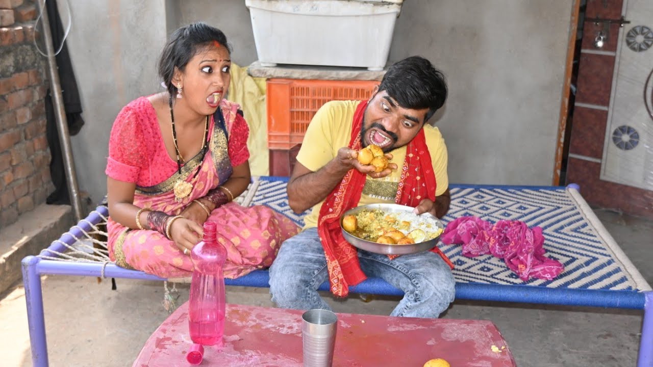 अंडा करी पगली बनाई शुद्ध देसी स्टाइल में//Bhojpuri comedy