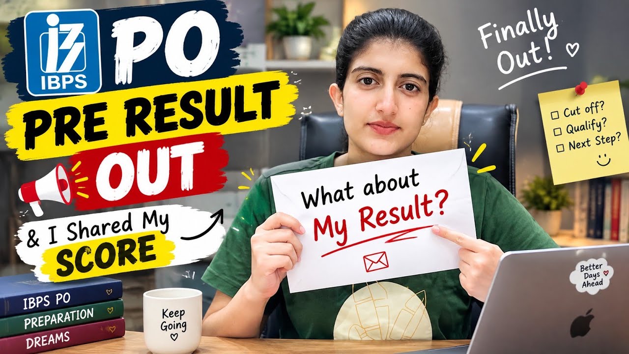IBPS PO Pre Result OUT 😱 | Did I Qualify? | My Score