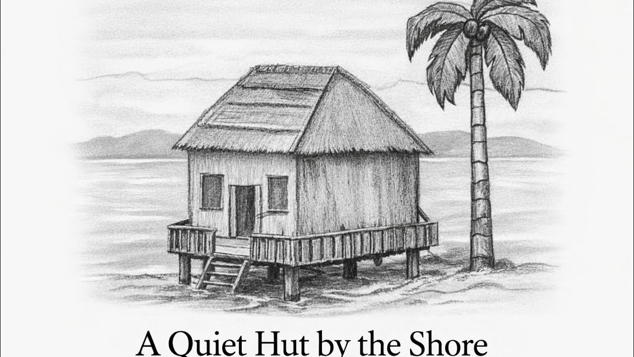 A Quiet Hut by the Shore