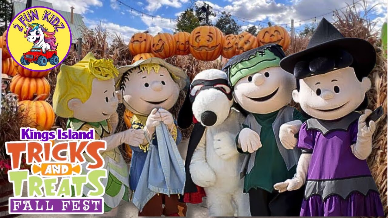 The Monsters are Coming, CHARLIE BROWN!! PEANUTS Show at Kings Island October 2023