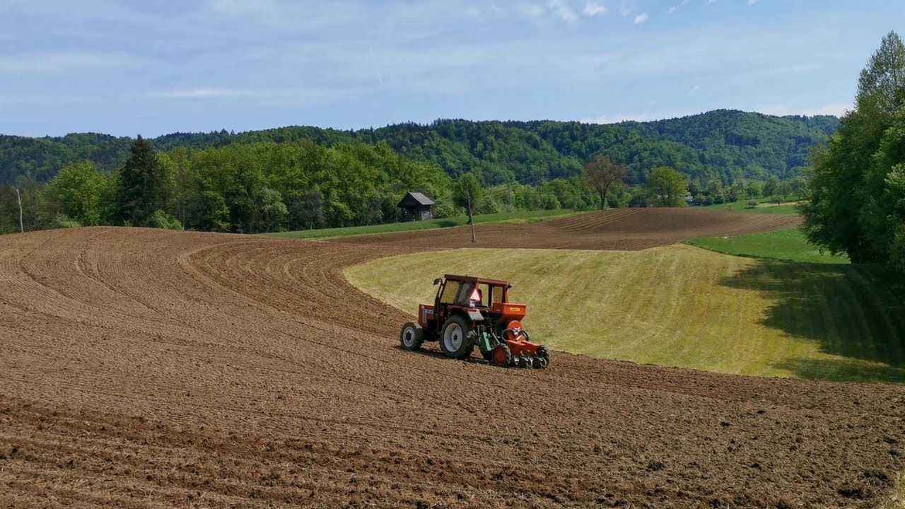 Planting Corn on a Small Dairy Farm