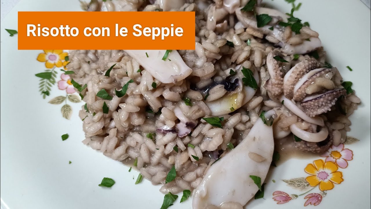 Questo Risotto con le Seppie è così buono che tutti faranno il bis😉