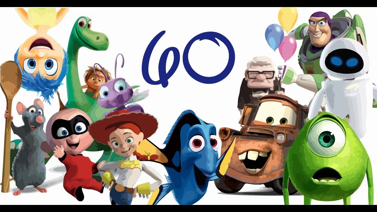 Sketching 60 Pixar Characters