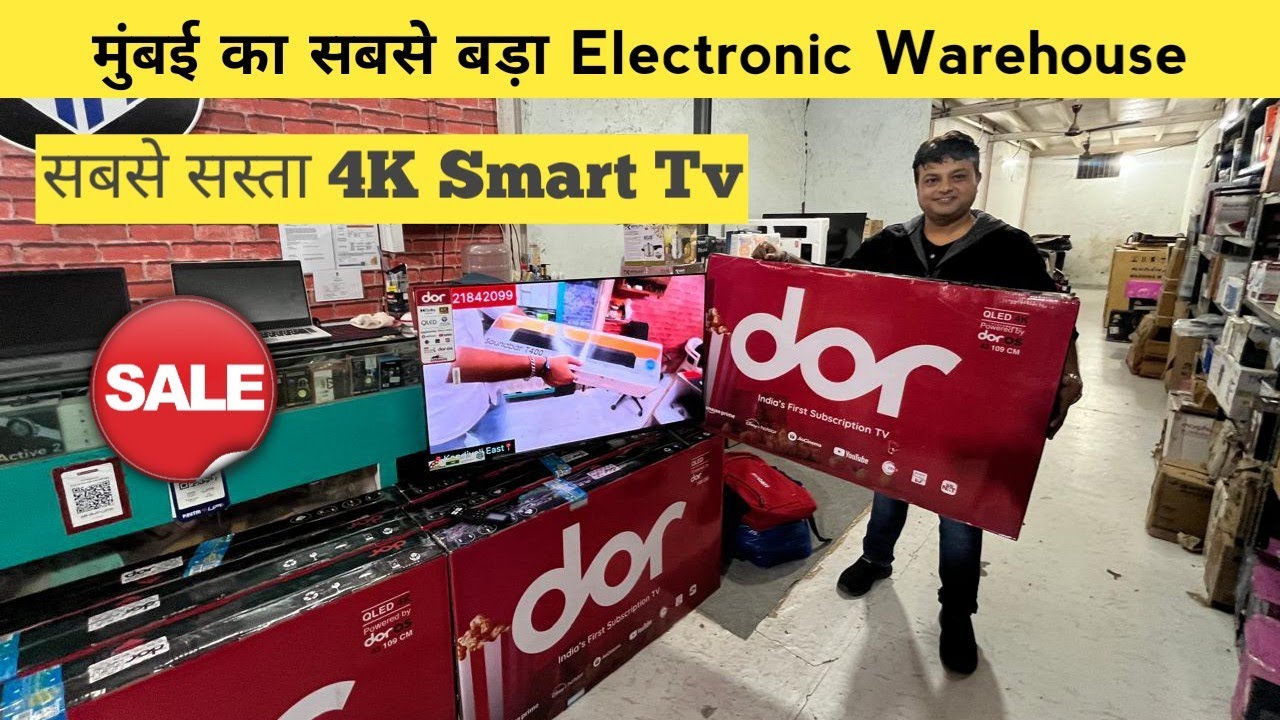 सबसे सस्ता 4K Smart TV,मुंबई का सबसे बड़ा Electronic Warehouse Smart Tv,Gadgets Household items