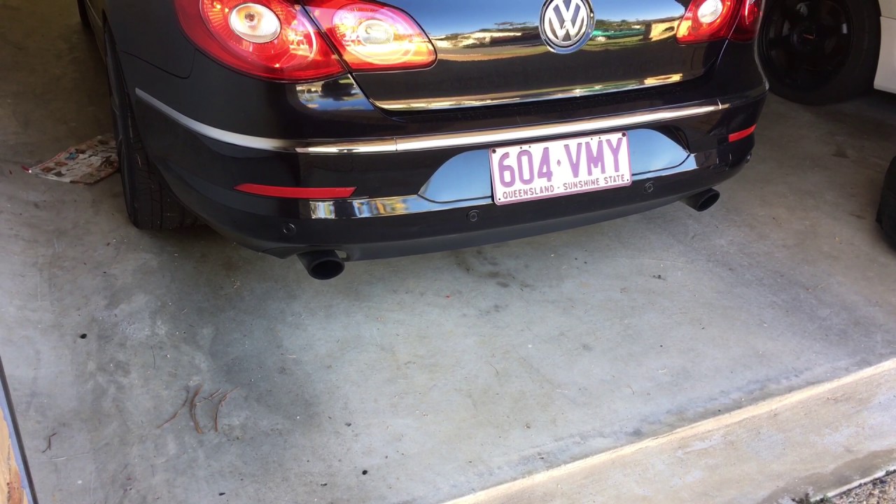 2009 VW Passat Cc V6/r36 4motion dsg Muffler delete cold start vr6