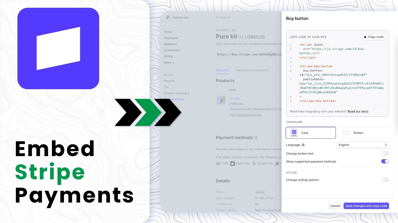 How to Set Up Embedded Checkout Charges in Stripe Workflow