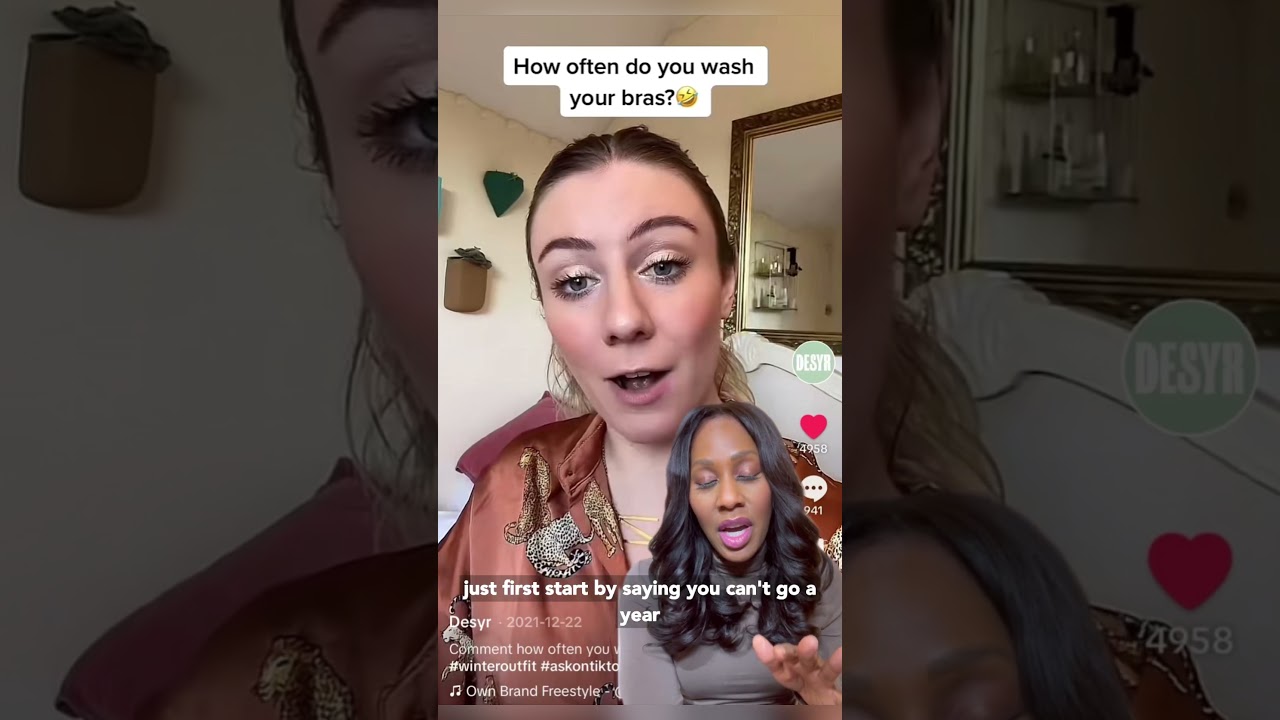 😱WASH BRA ONCE A YEAR?!😱 