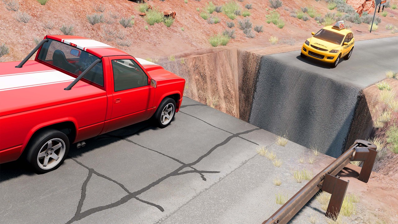 Cars vs Square Pit #15 – AI Traffic Disaster Compilation | BeamNG