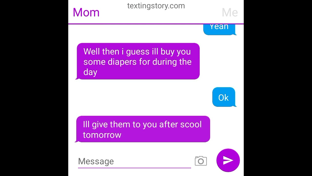 diaper text story part 1