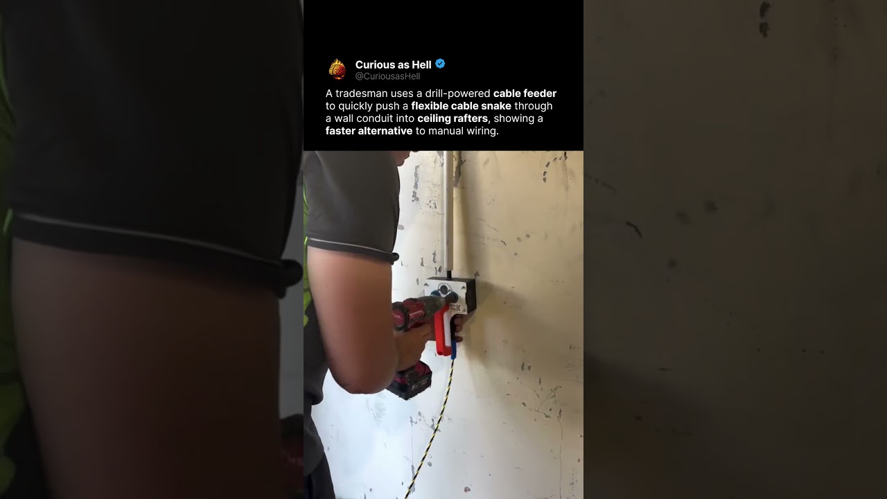 Fastest way to pull cable through conduit ⚡️