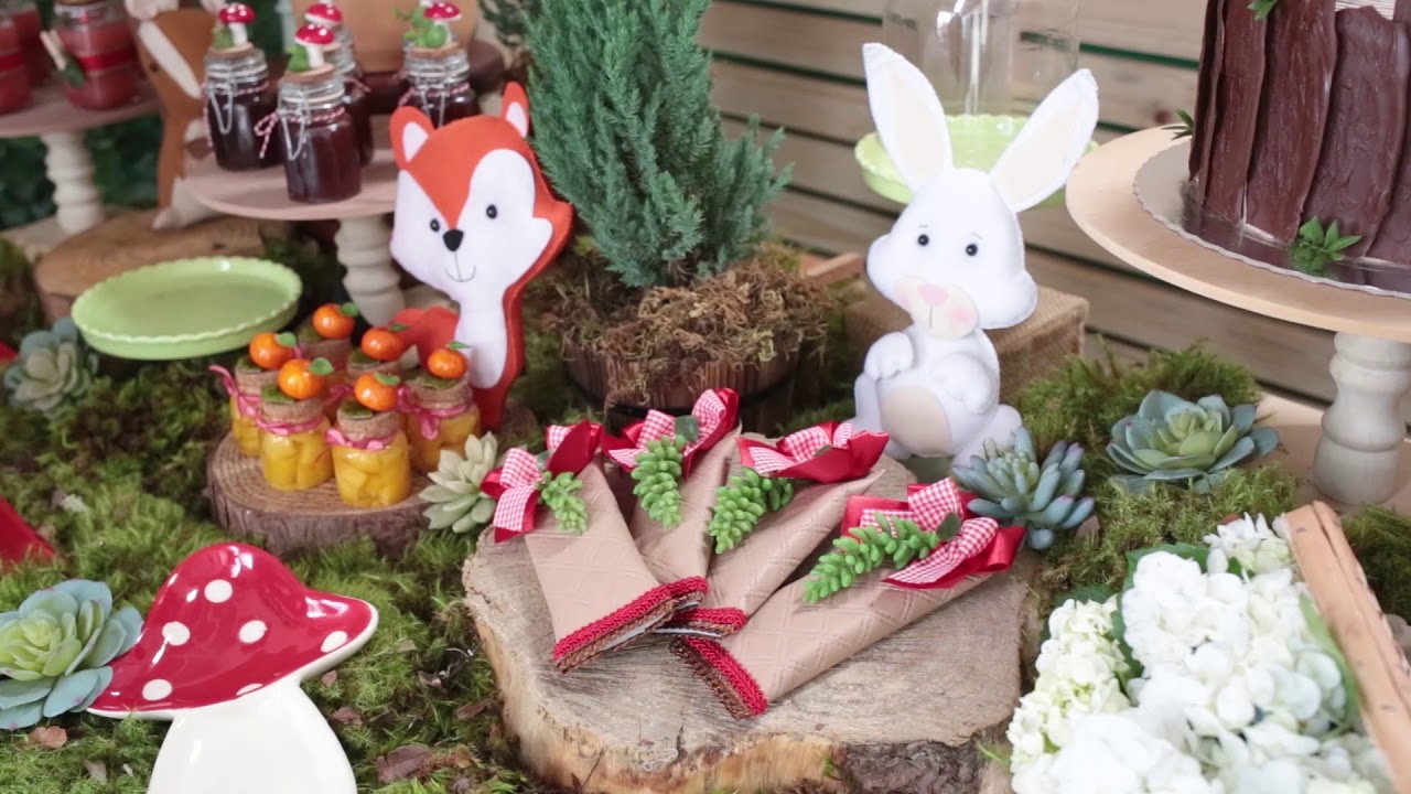 Produção de Festa Infantil - Animais do Bosque