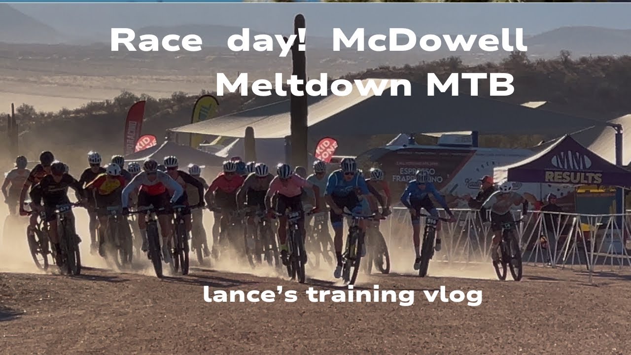 Race day!  McDowell Meltdown MTB race in Phoenix