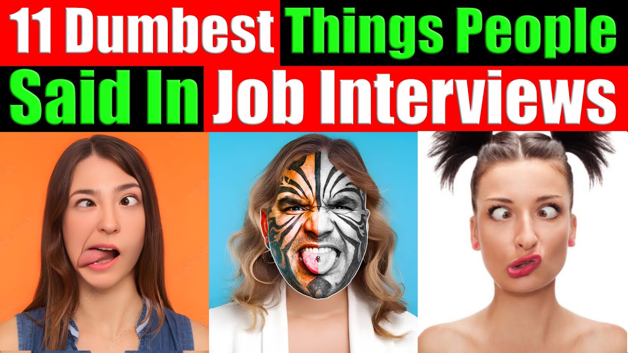 11 Dumbest Interviews: The Dumbest Things People Said In Interviews - Video 8344