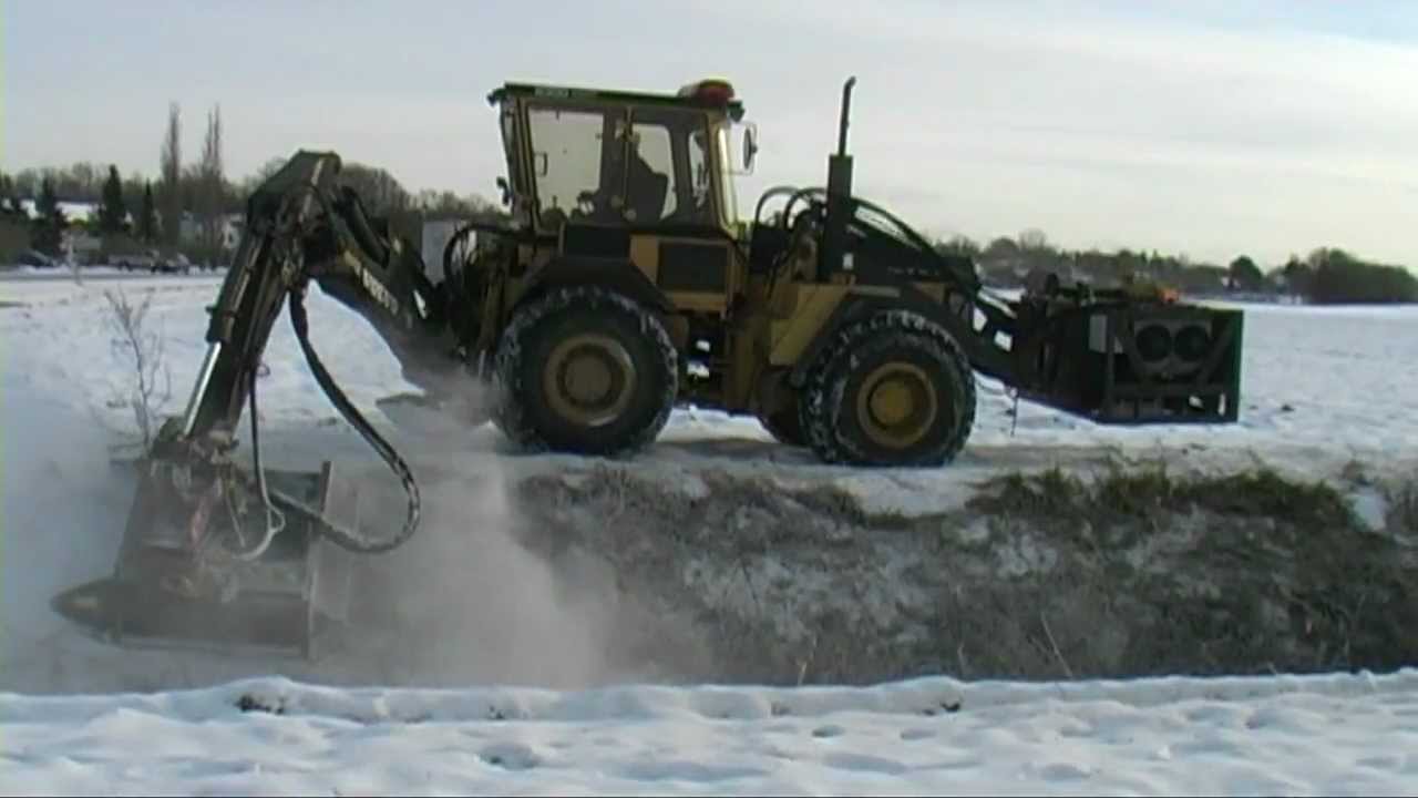 VOLVO BM 6300 backhoe for ditch cleaning 2013