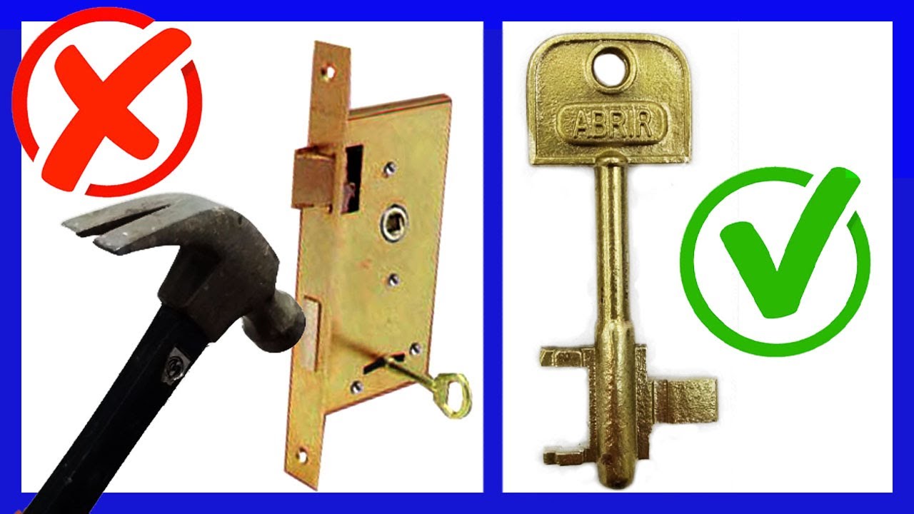 ‼️TRUCO 🆘️ Como ABRIR CERRADURA TRABADA con Medio giro de LLAVE 😲