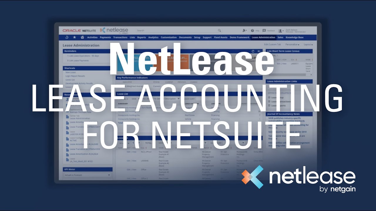 NetLease - Lease Accounting for NetSuite: Explained in 3 minutes