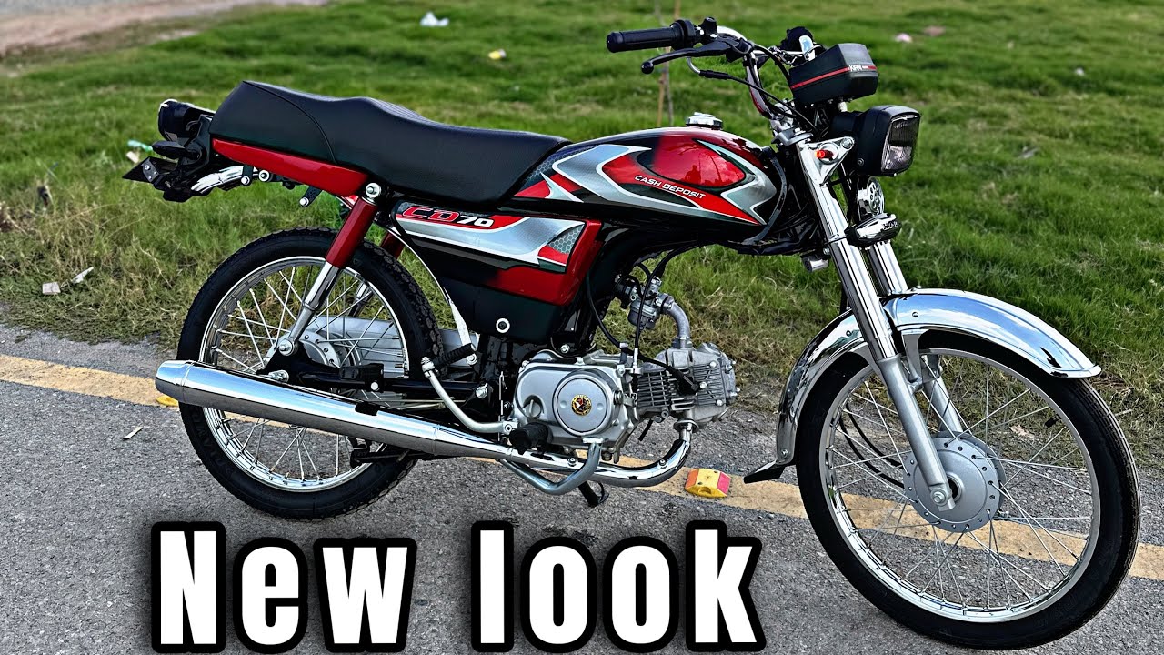 New look Honda cd 70 2026 model new Sticker installed | 1/1 70 in Pakistan | new modification 
