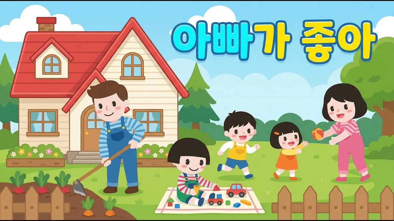 아빠가 좋아 👨‍👧 | Daddy, I Love You | Kids Song