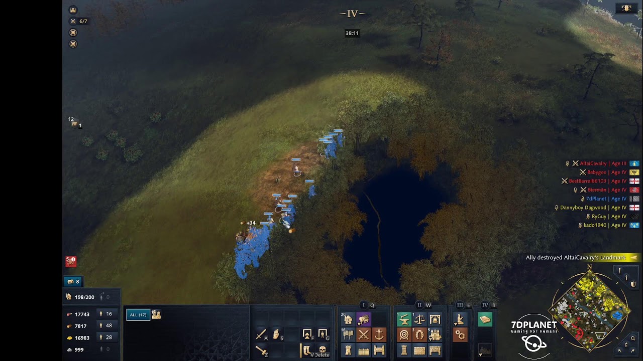 Age Of Empires IV Team Ranked Battle Match