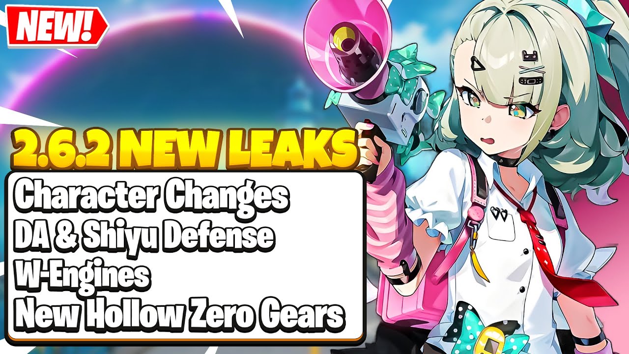 ZZZ LEAKS! 2.6.2 Character Changes, W-Engines, DA & Shiyu, New Hollow Zero Gears | Zenless Zone Zero