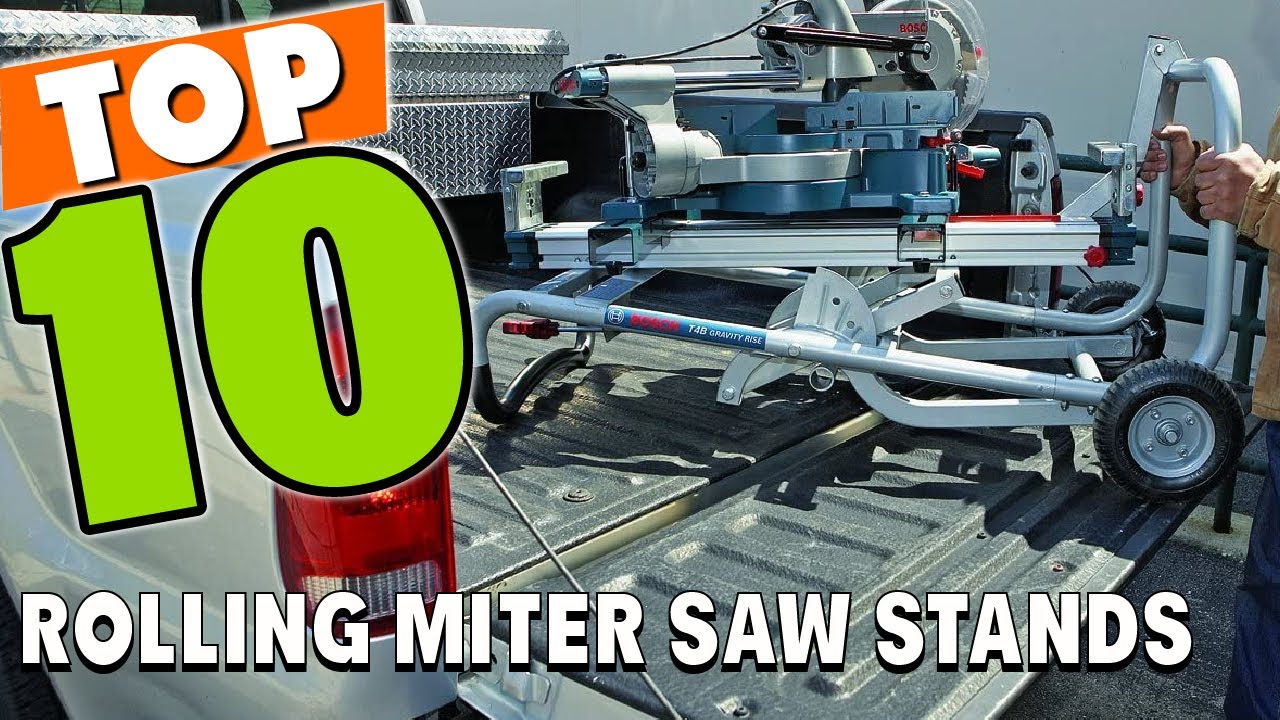 Best Rolling Miter Saw Stand In 2025 - Top 10 Rolling Miter Saw Stands Review