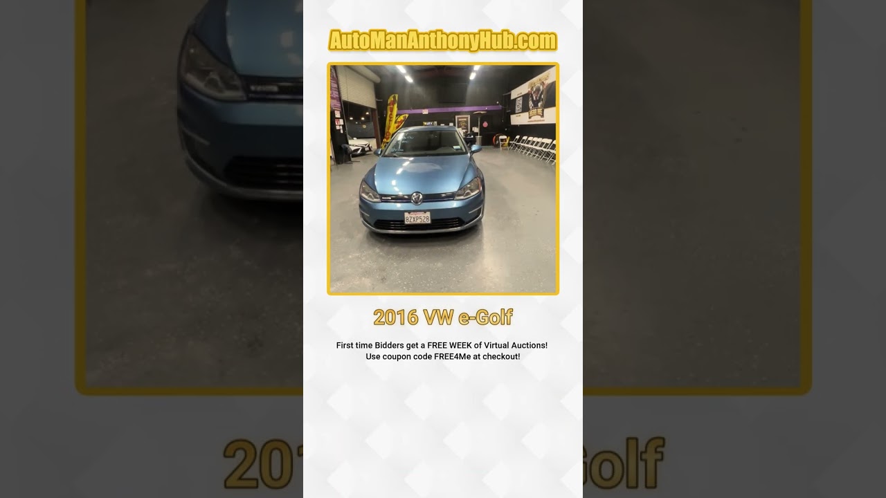 2016 VW e-Golf