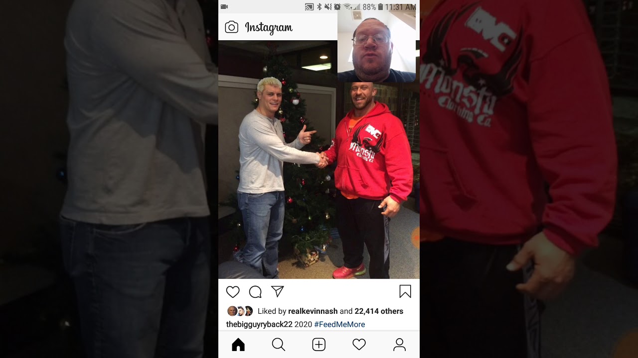 Ryback Having Meeting With Cody Rhodes - Aew - Dtmp Drama Alert
