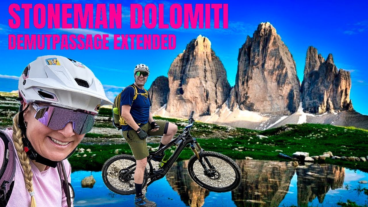 BIKE HIGHLIGHT STONEMAN DOLOMITI - DEMUT PASSAGE 2024 EMTB/ Sextner Dolomiten - Eine Tour ZUM KOTZEN