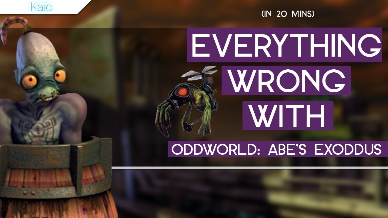 Everything Wrong With Oddworld: Abe's Exoddus (in 20 mins)