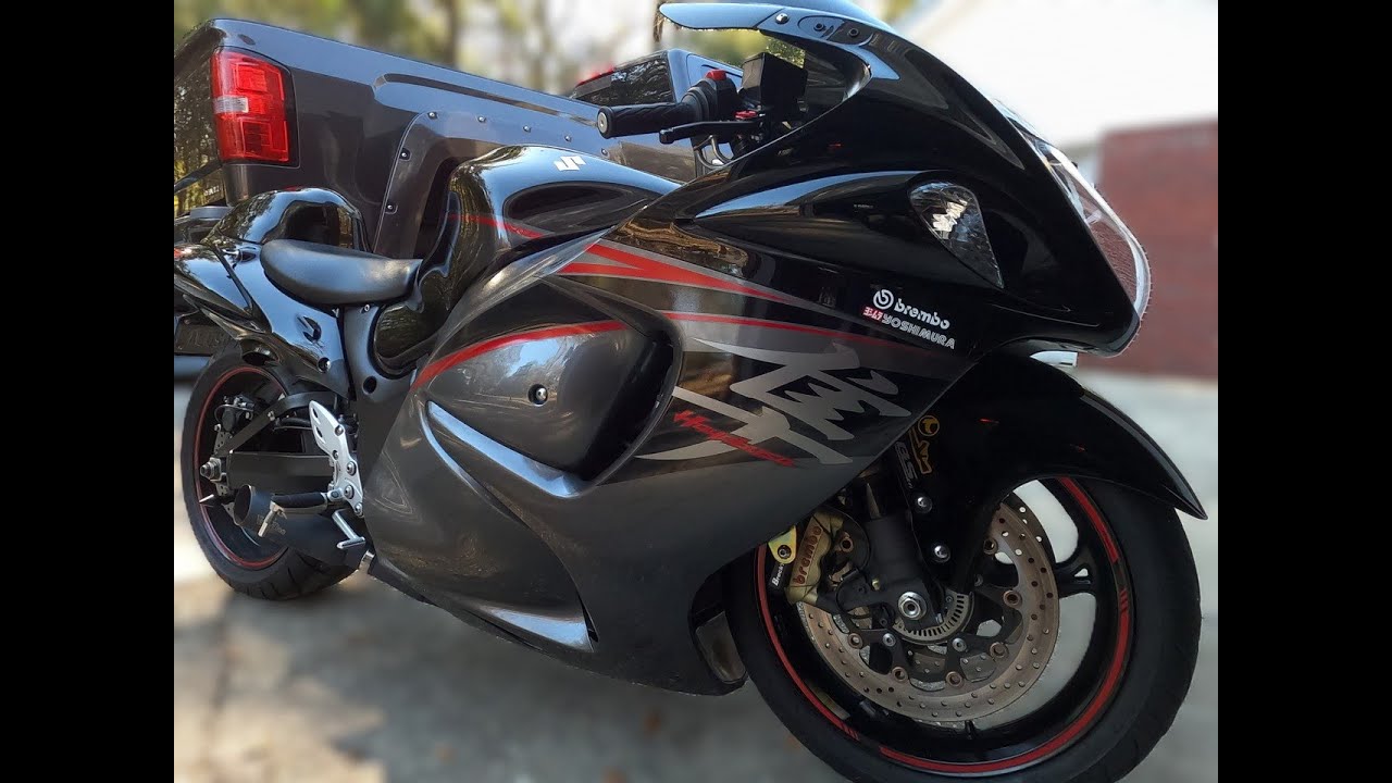Suzuki Hayabusa Gets The Best Lowering Strap In The Market