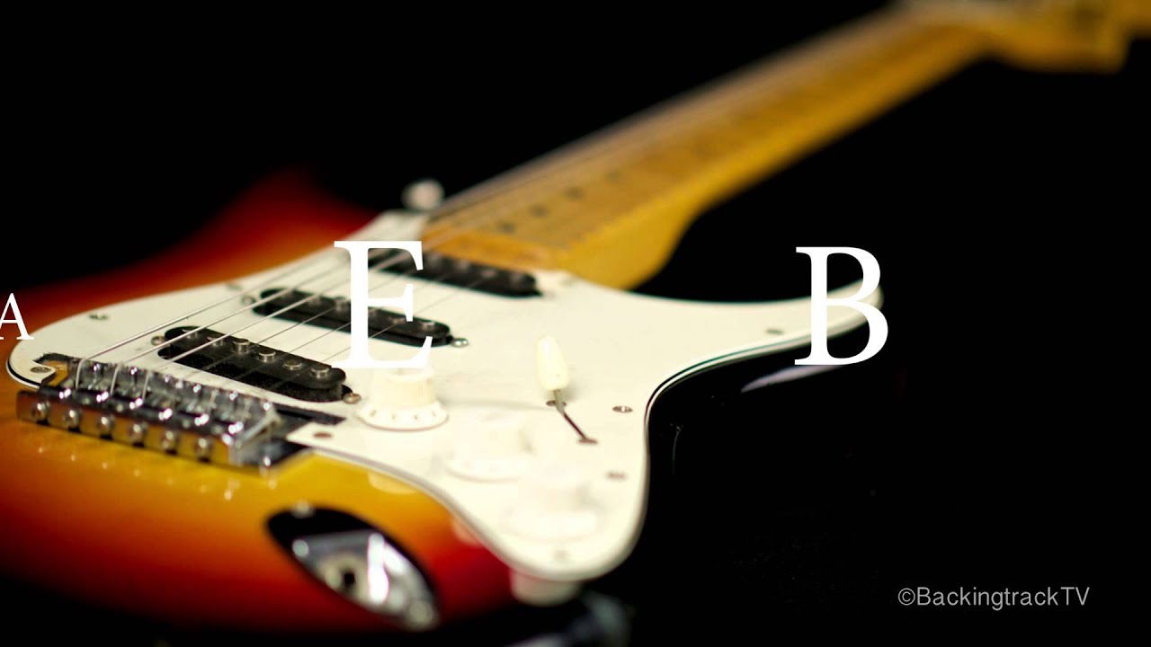 Fast Blues Shuffle in E Guitar Backing Track